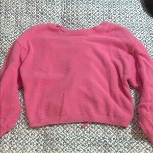 Le Lis Vibrant Pink Crew Neck Sweater